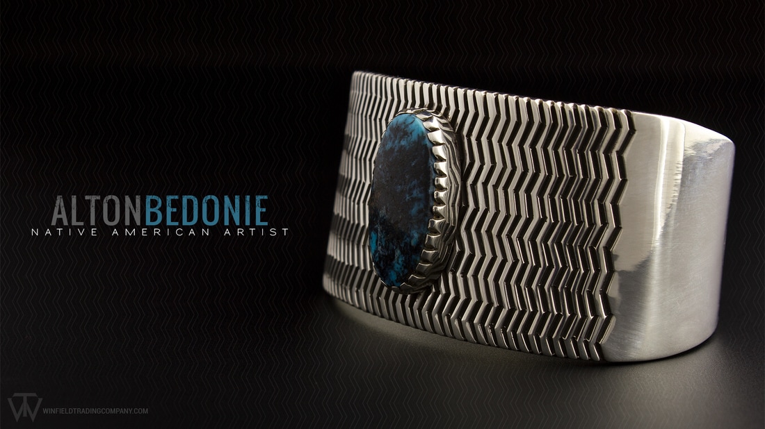 Loving this Unique and Contemporary Bracelet by Alton Bedonie. Very clean lines. Him and Kee Yazzie brought several pieces in which we will be showing off over the next week or so.